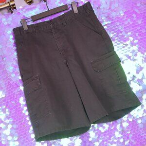 BLACK CARGO SHORTS 32 Dickies Work Pants Utility Travel Outdoor Vacation Casual